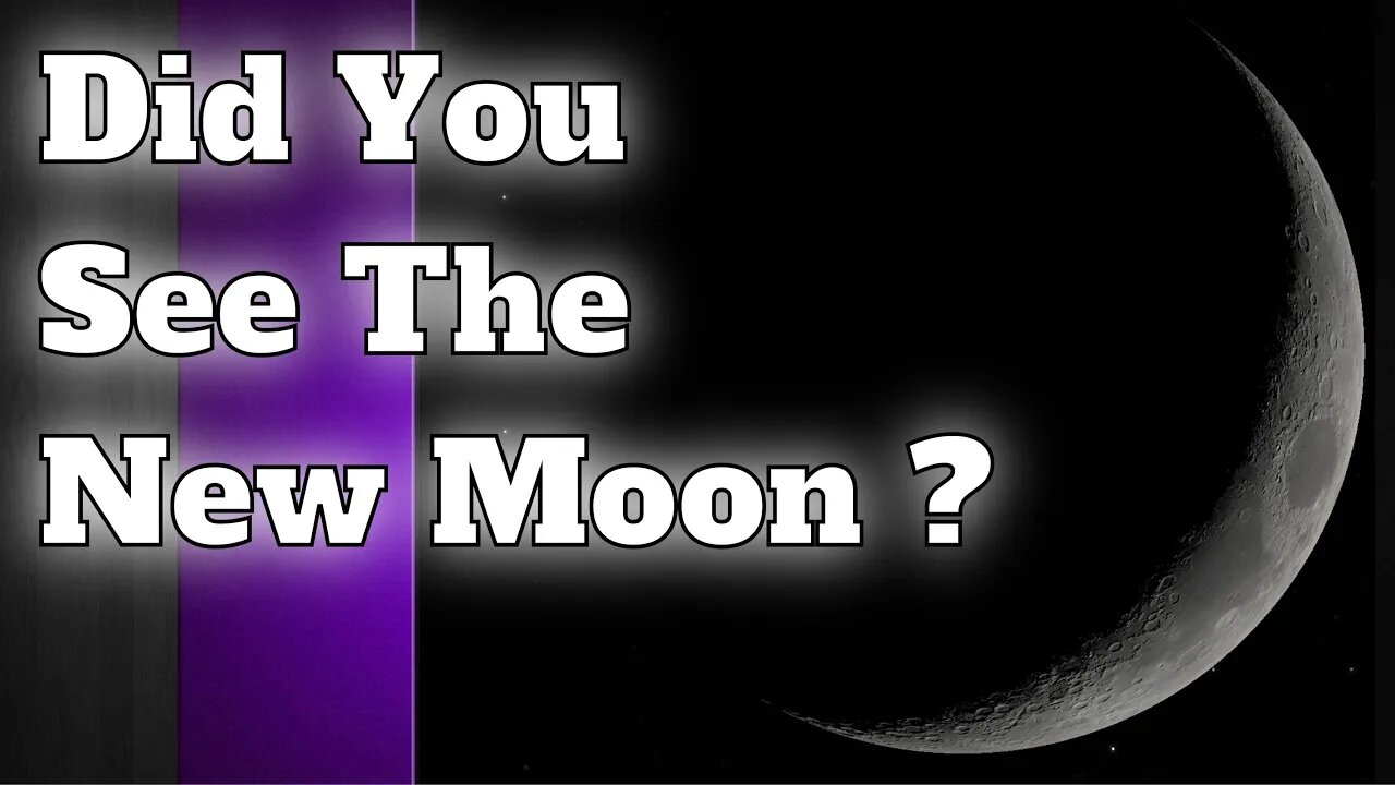 Did You See The New Moon?