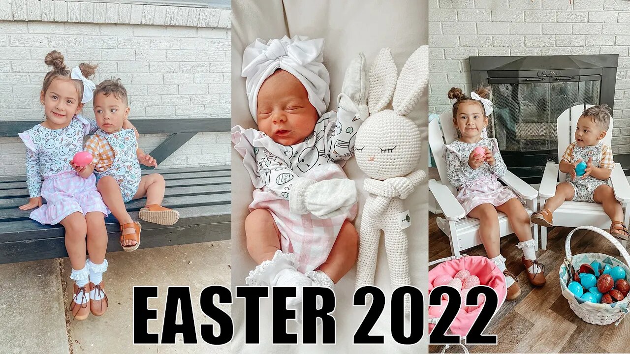 Vlog: Easter, 3 day old newborn, family time | Mommy and B