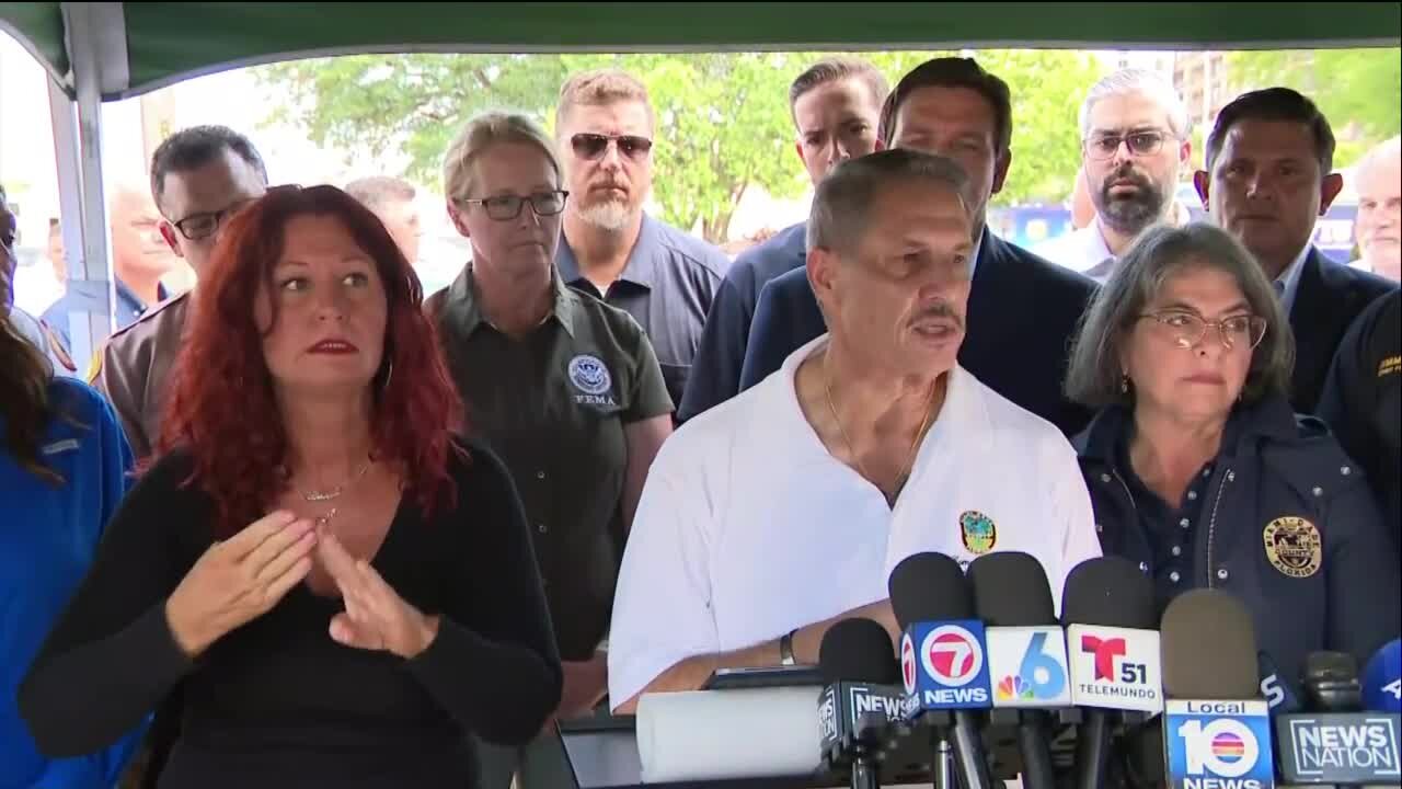 Miami-Dade County officials give an update on Surfside building collapse (SUNDAY MORNING PRESS CONFERENCE)