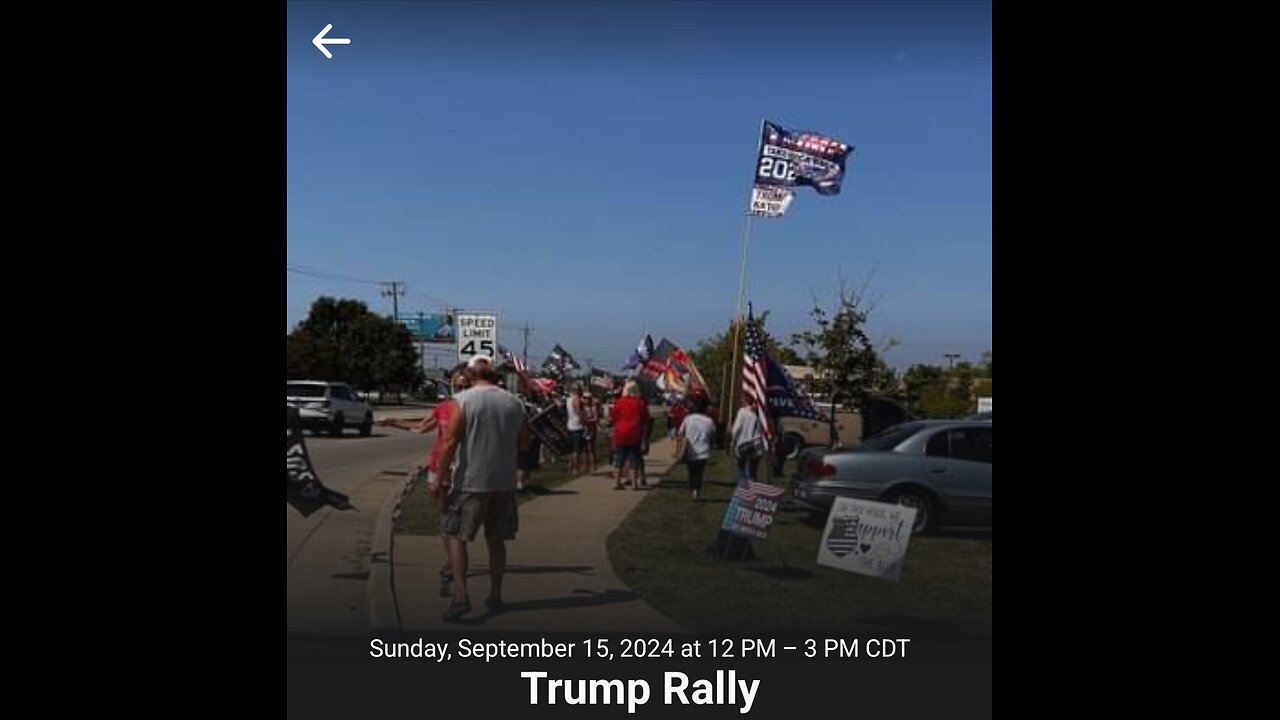 9/15 chit-chat Trump rally