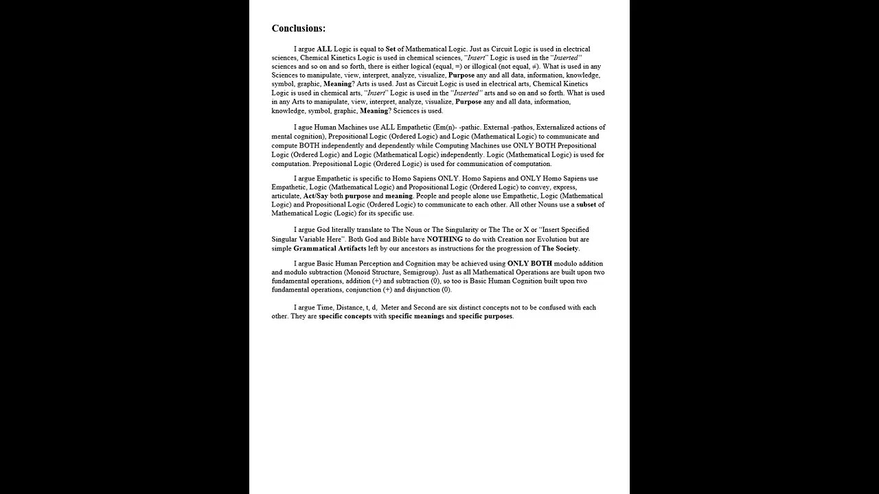 Conclusions