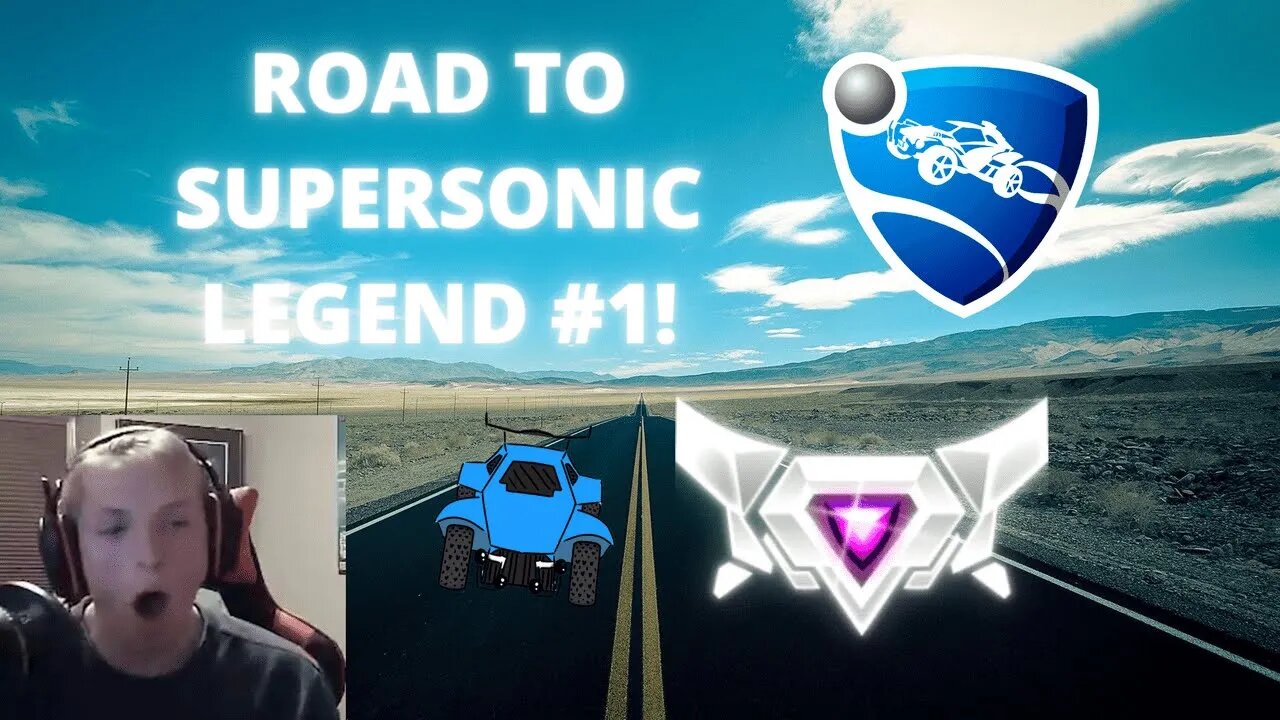 ROCKET LEAGUE 1v1 ROAD TO SUPERSONIC LEGEND #1!