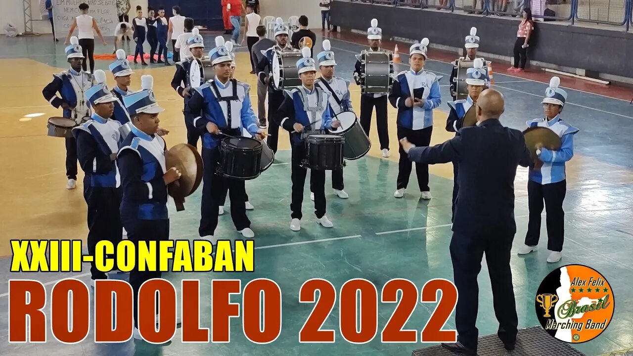 BANDA DE PERCUSSÃO RODOLFO AURELIANO 2022 NO CONFABAN 2022 - CONCURSO DE FANFARRAS E BANDAS 2022