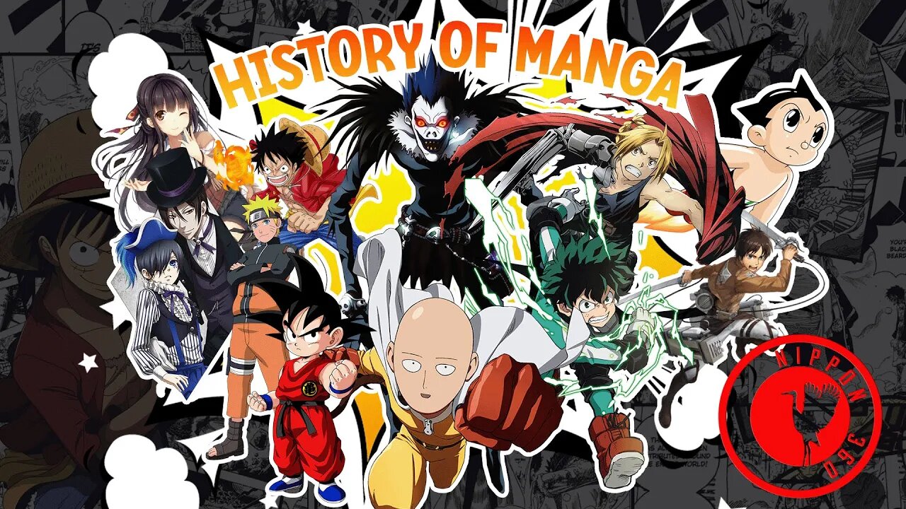 Brief history of Manga and 10 famous Japanese Manga