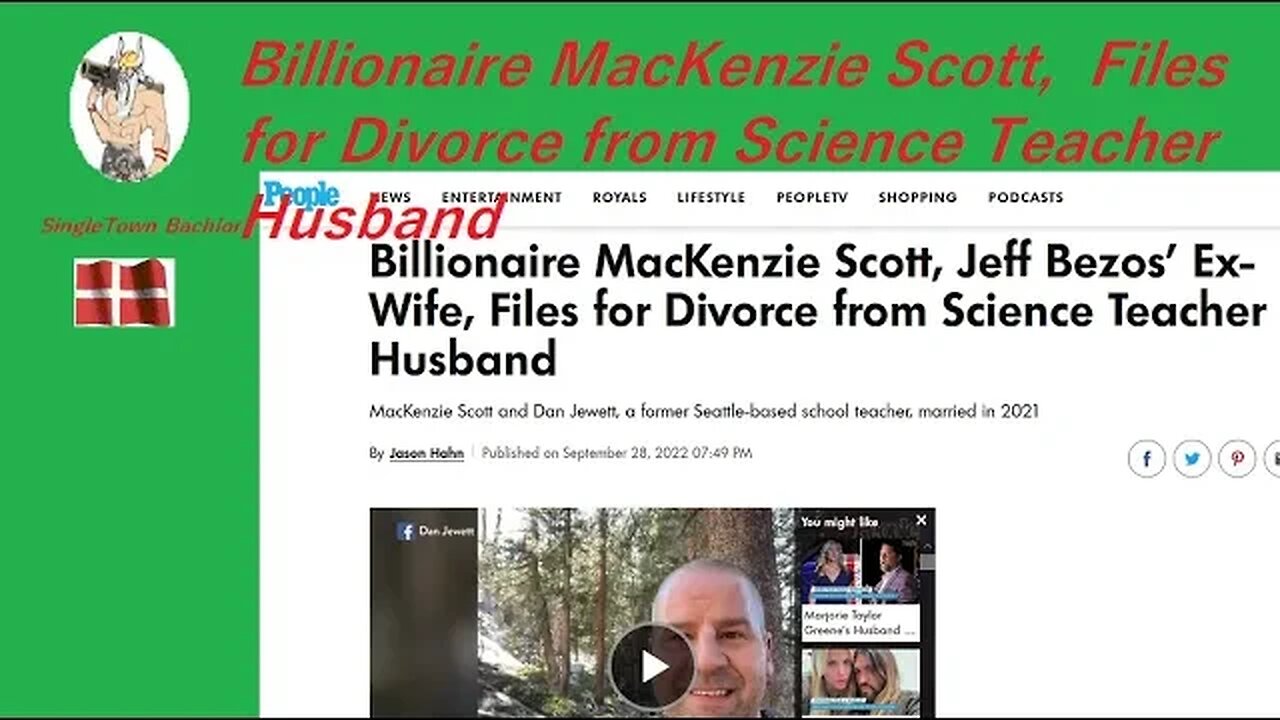 Billionaire MacKenzie Scott, Jeff Bezos' Ex, Files for Divorce from Science Teacher Husband !!!!