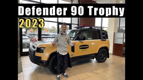 First Look 2023 Land Rover Defender 90 Trophy - features, specs and much more.