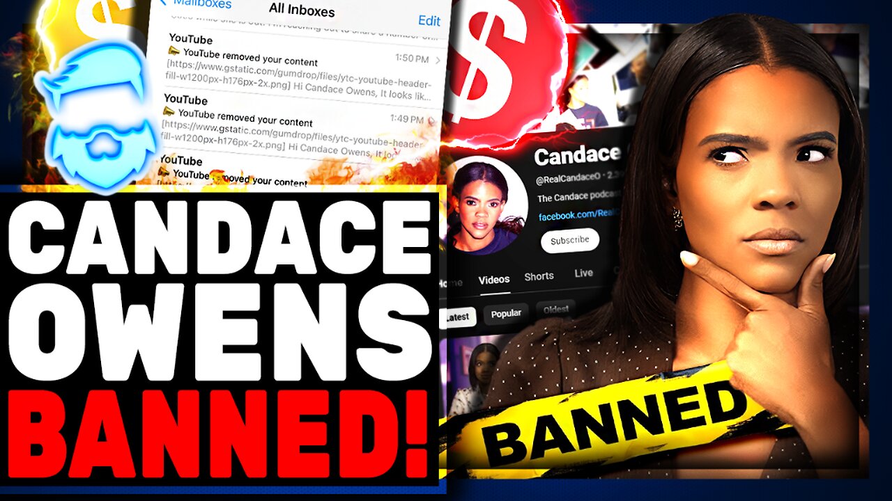 Candace Owens BANNED By Youtube & Fully Demonetized Over Kanye West Interview? The PURGE Is Here!