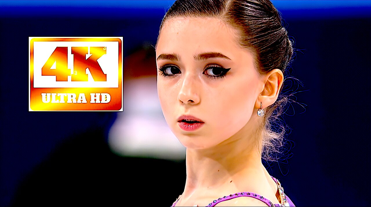 Камила Валиева Kamila VALIEVA🇷🇺BTS Ladies Short Program 2022 Beijing Olympics (NBC & 1TV.4K)