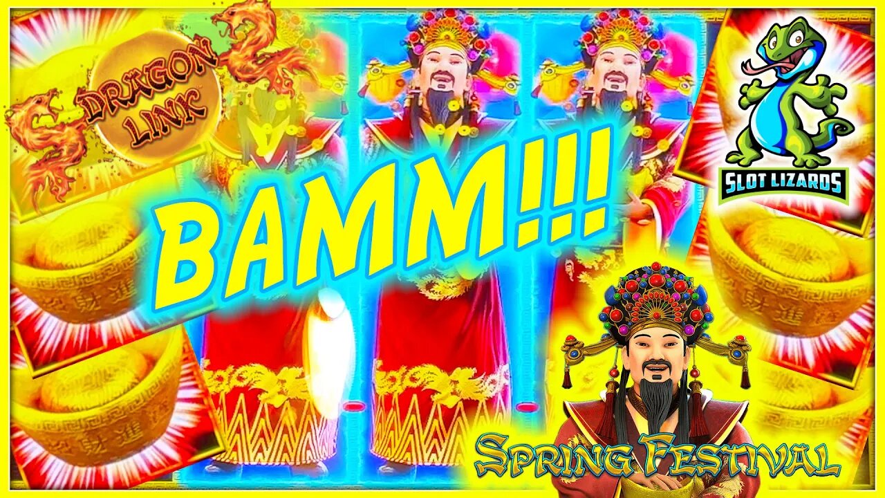 D CRUSHES AND WINS HUGE!!! Dragon Link Spring Festival Slot MAJOR JACKPOT AWESOMENESS!