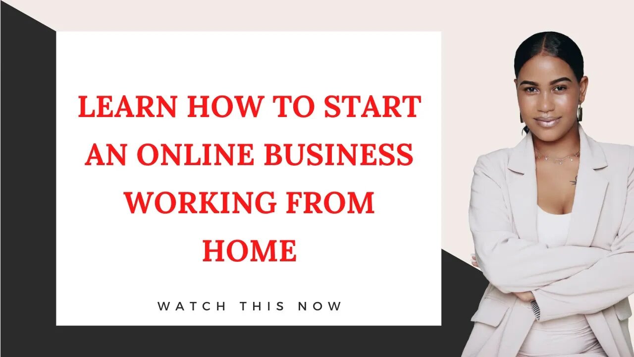 Start Working From Home Today