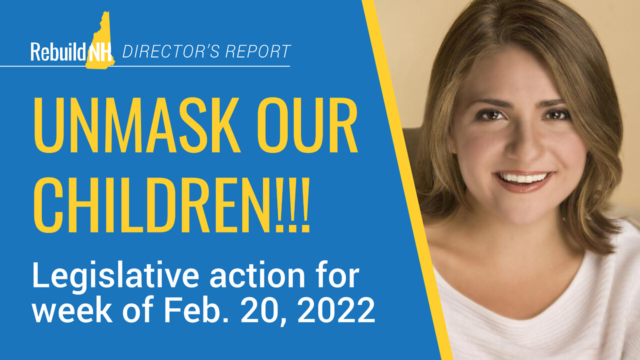 Director’s Report: Unmask Our Children!!!