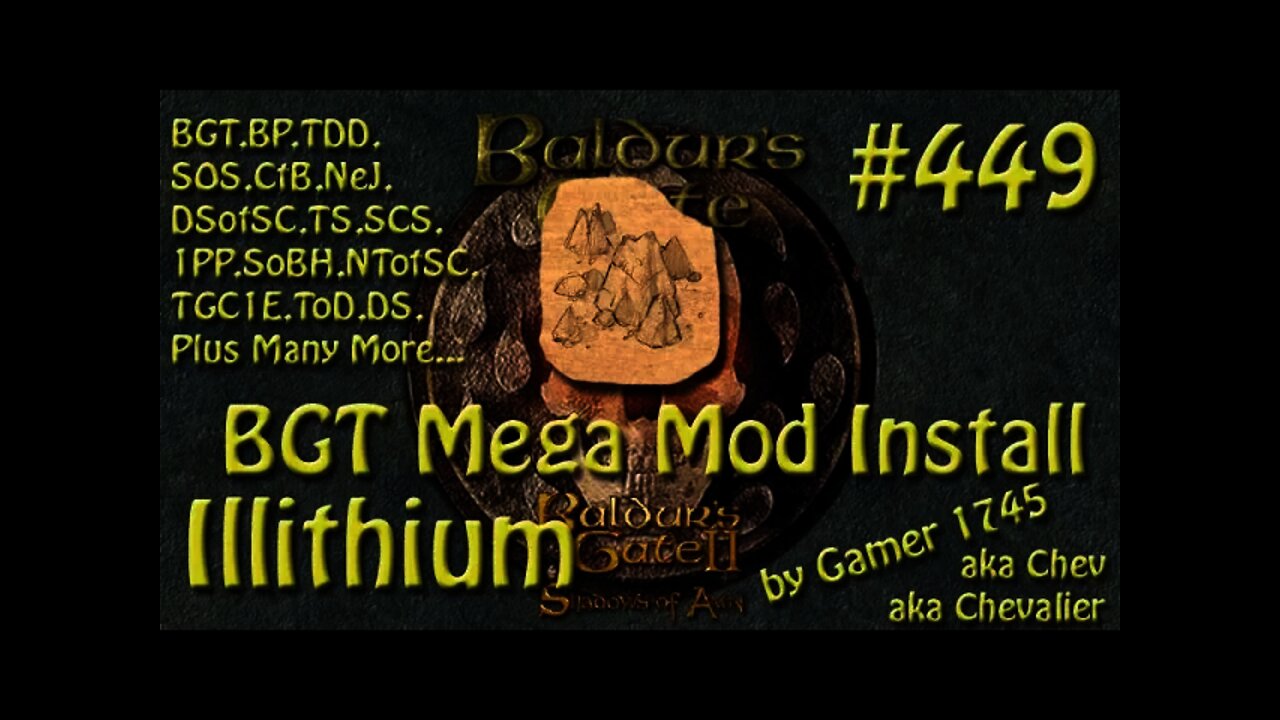 Let's Play Baldur's Gate Trilogy Mega Mod Part 449 Hunt for Illithium