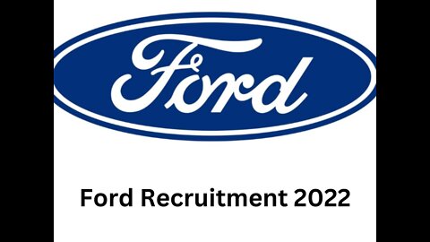 Ford Recruitment 2022|Private Jobs 2022|200 Jobs| Online Application