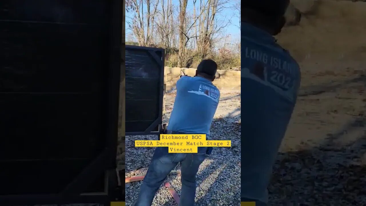 Richmond BGC #uspsa December match Stage 2 Vancent #unloadshowclear #idpa