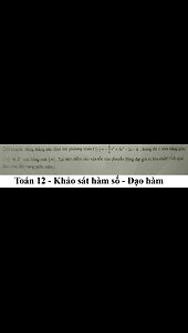 Toán 12: Cho chuyển động thẳng xác định bởi phương trình S(t)=-1/4t^4+3t^2 -2t-4