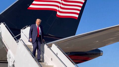 President Trump is wheels down in Pennsylvania