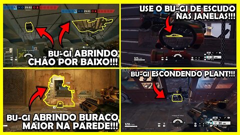 DICAS R6: OPERADORA RAM FAZENDO MÁGICA COM O BU-GI!!! Melhores momentos! - Rainbow Six Siege