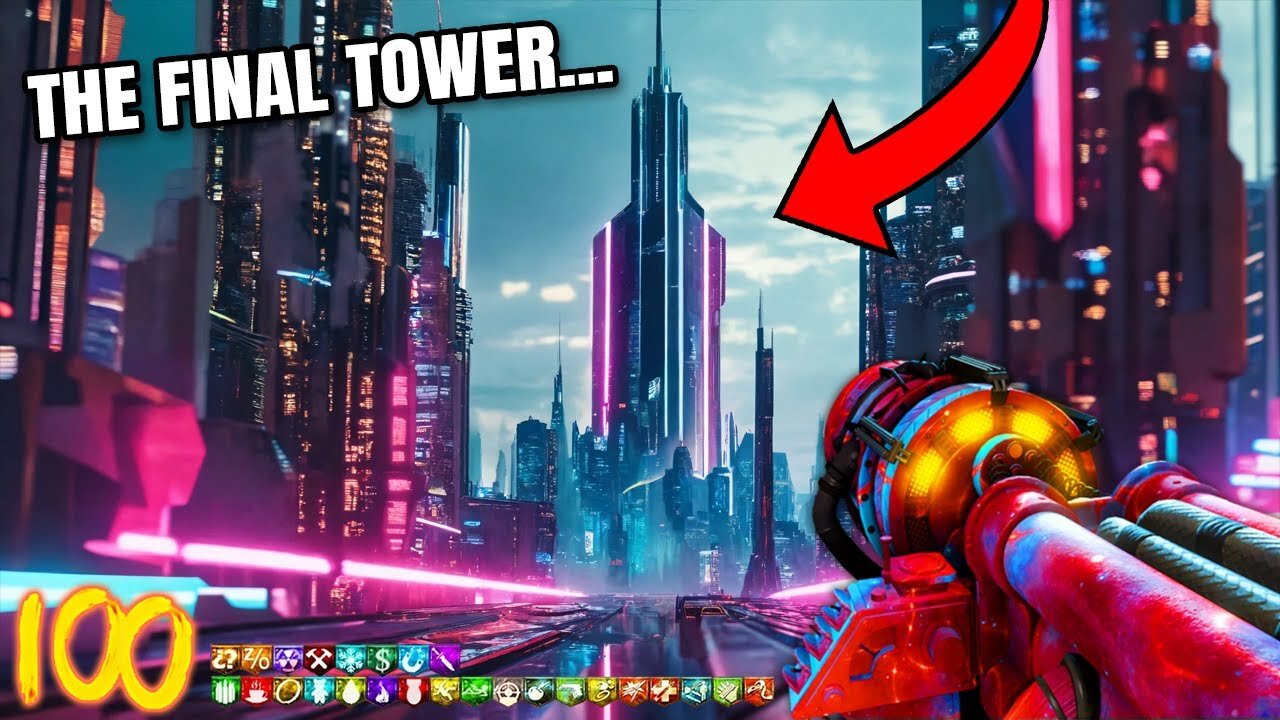 THE FINAL BOSS TOWER ZOMBIES CHALLENGE MAP...