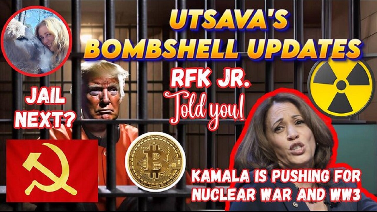 UTSAVA Bombshell 9.8 -Stocks, BTC Crash, WW3, Will Trump Go to Prison?