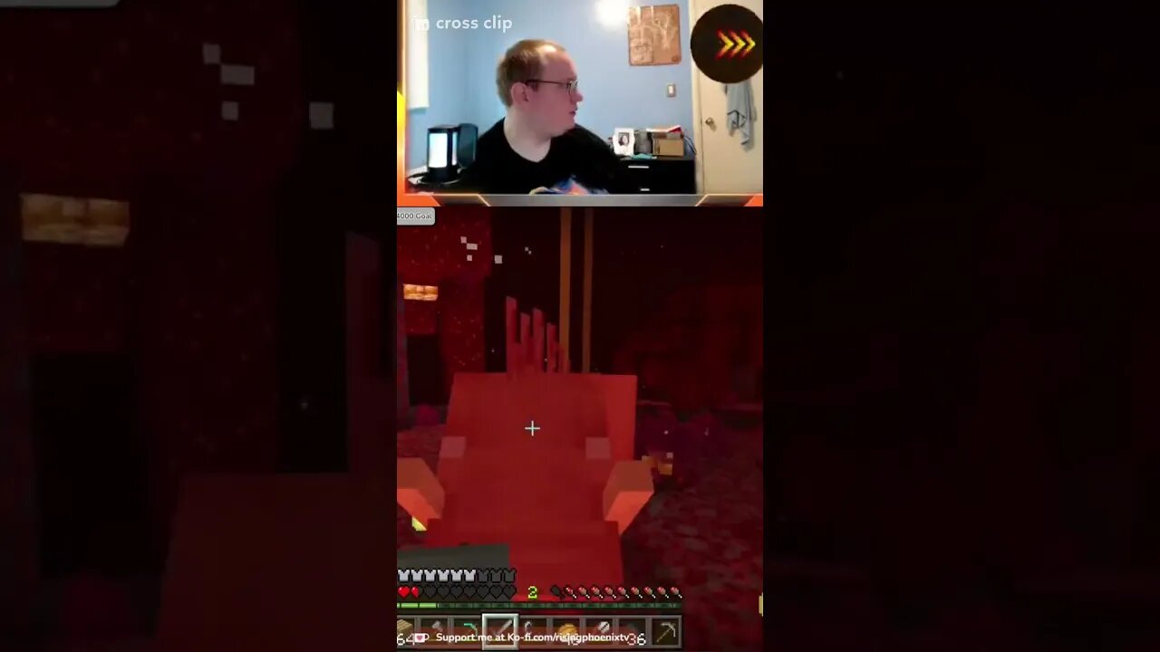 When you just enter the nether and get killed right away #shorts #minecraft #funny