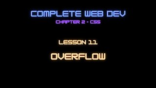 Complete Web Developer Chapter 2 - Lesson 11 Overflow