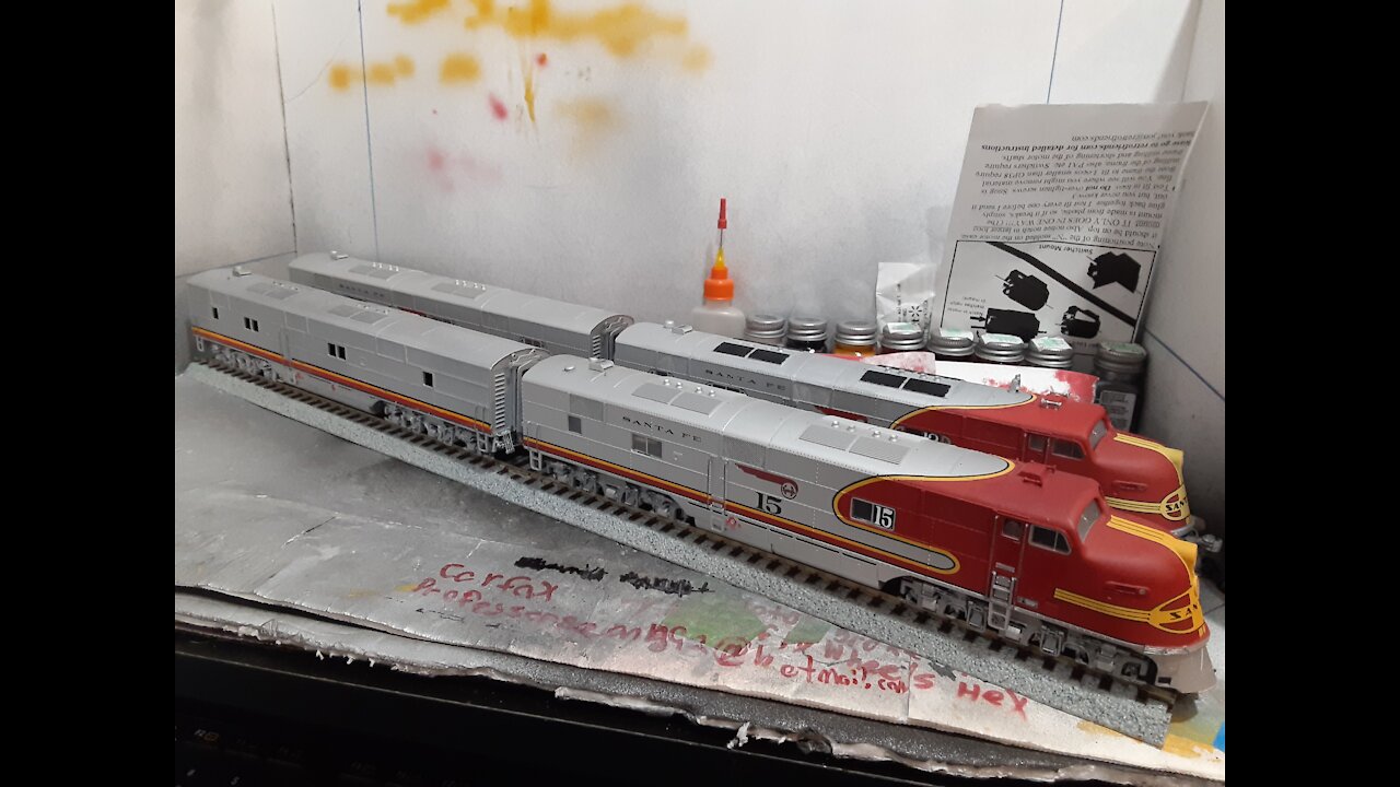 Santa Fe Life like proto 2000 EMD E6 Ho scale Project update 7