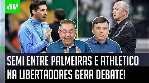 "Olha, eu ACHO que o Athletico-PR contra o Palmeiras vai..." JOGÃO na Libertadores gera DEBATE!