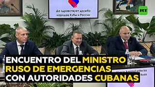 Ministro ruso de Emergencias se reúne con autoridades de Cuba