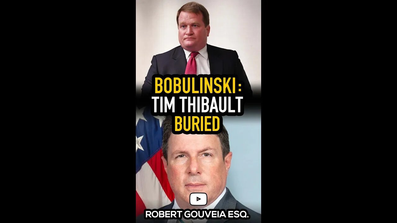 Bobulinski: Tim Thibault Buried #shorts