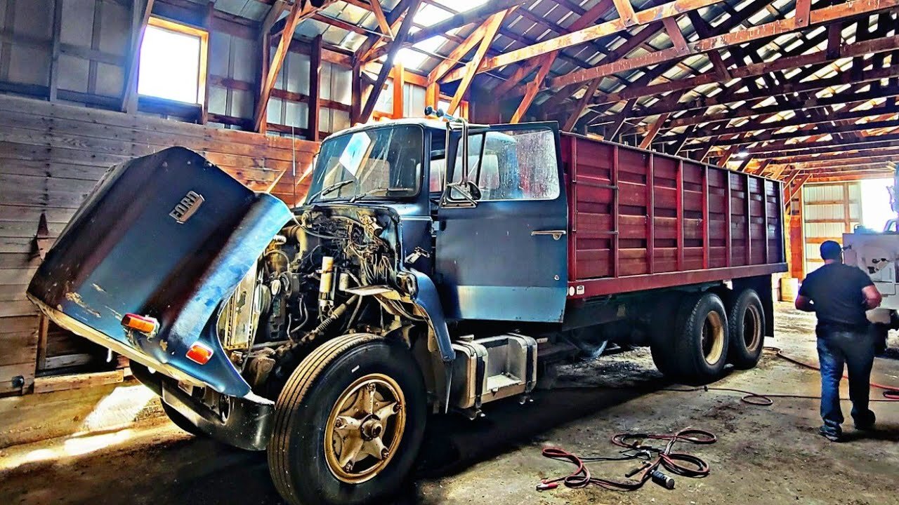 You Can't Farm Without A Trusty Old Grain Truck!