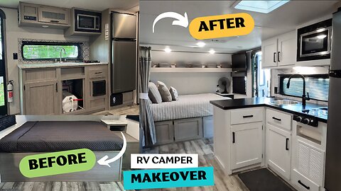 Camper Remodel | Before & After | Complete Kitchen ReBuild