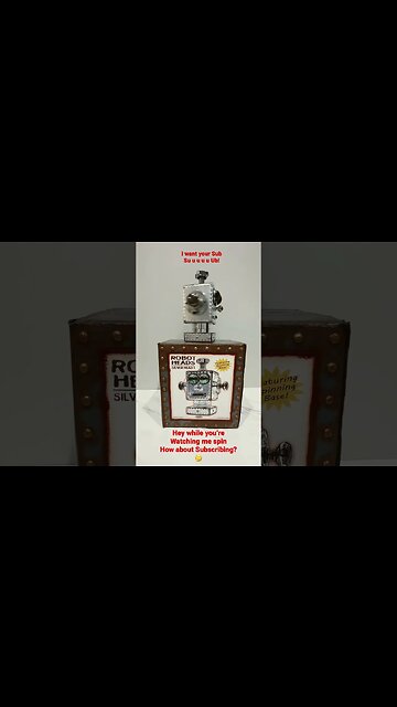 WOW! 🙀 A GIANT Spinning Robot Head!! #shorts