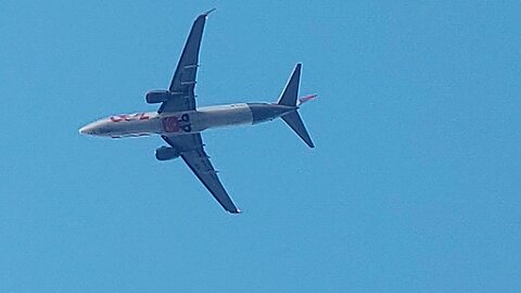 Boeing 737-800 PR-GUV departing from Fortaleza to Brasília