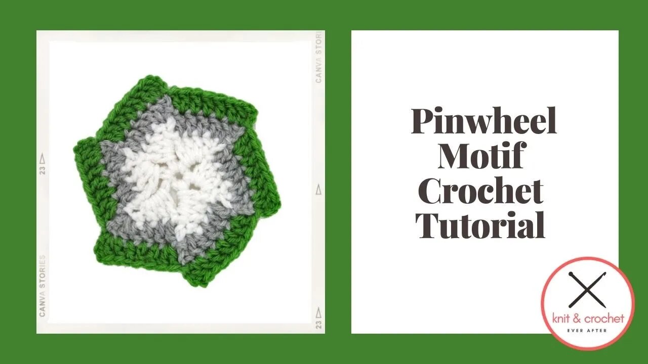 Motif of the Month June 2014: Pinwheel Motif Crochet Tutorial