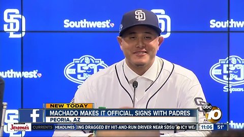 Manny Machado 'finally a Padre'