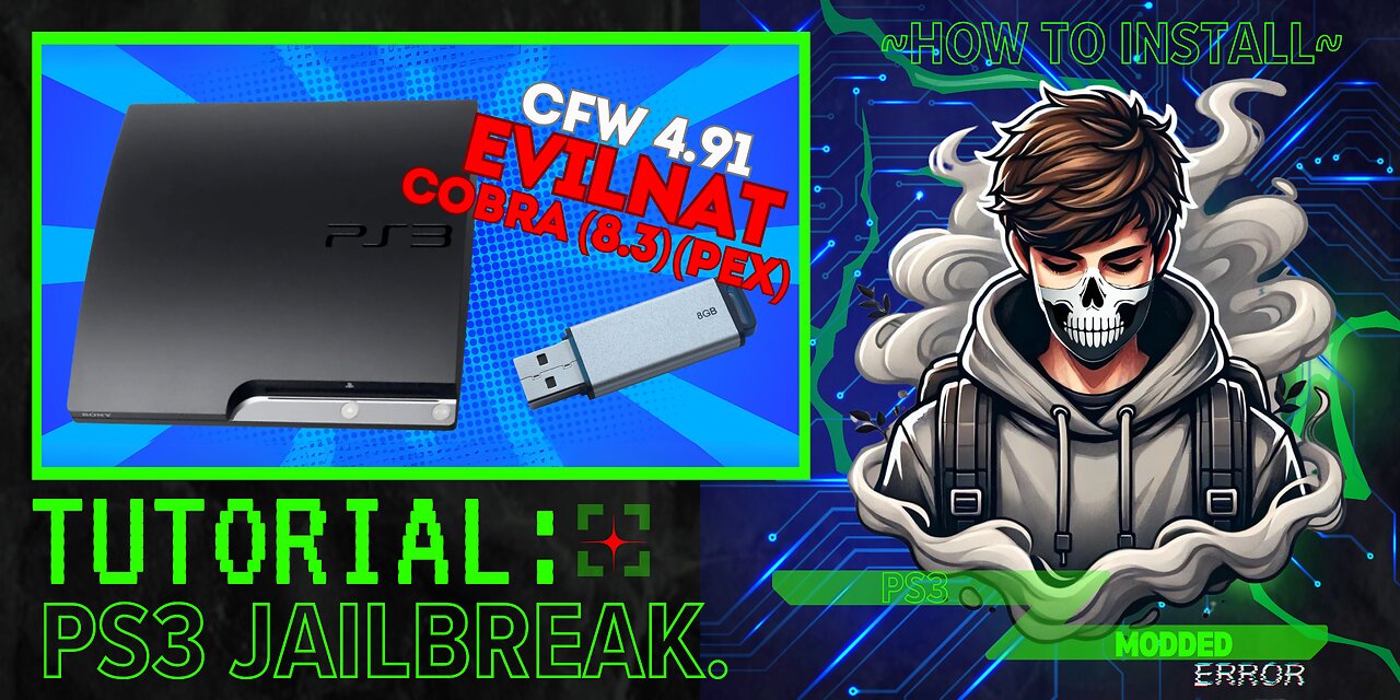 PS3 JAILBREAK | EVILNAT 4.91 Flash Writer Tutorial