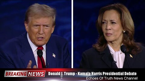 Donald Trump - Kamala Harris In 2024 Presidential Debate