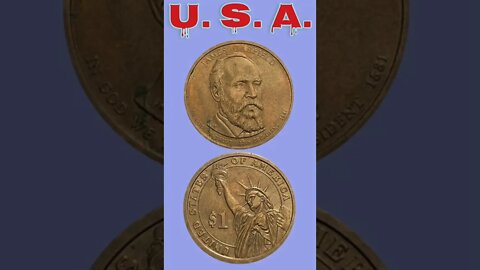 U. S. A. 1 Dollar 2011.#shorts #coinnotesz