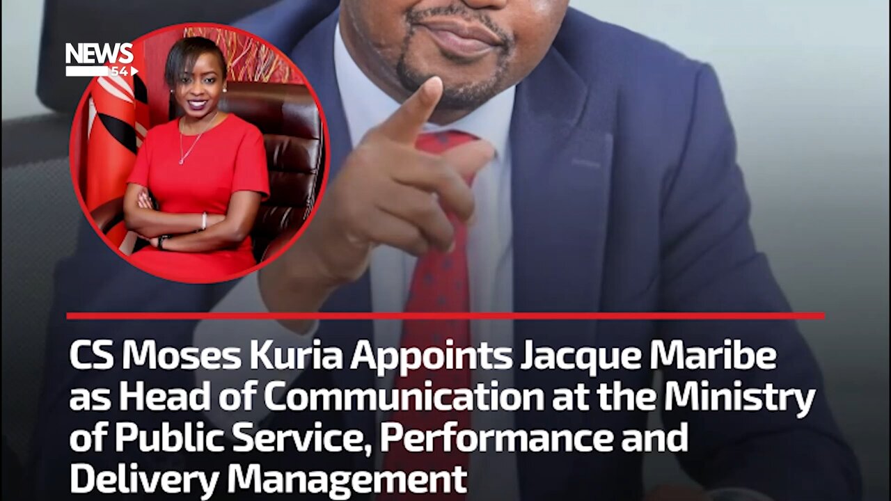 Former Citizen TV Journalist Jacque Maribe Lands government Job