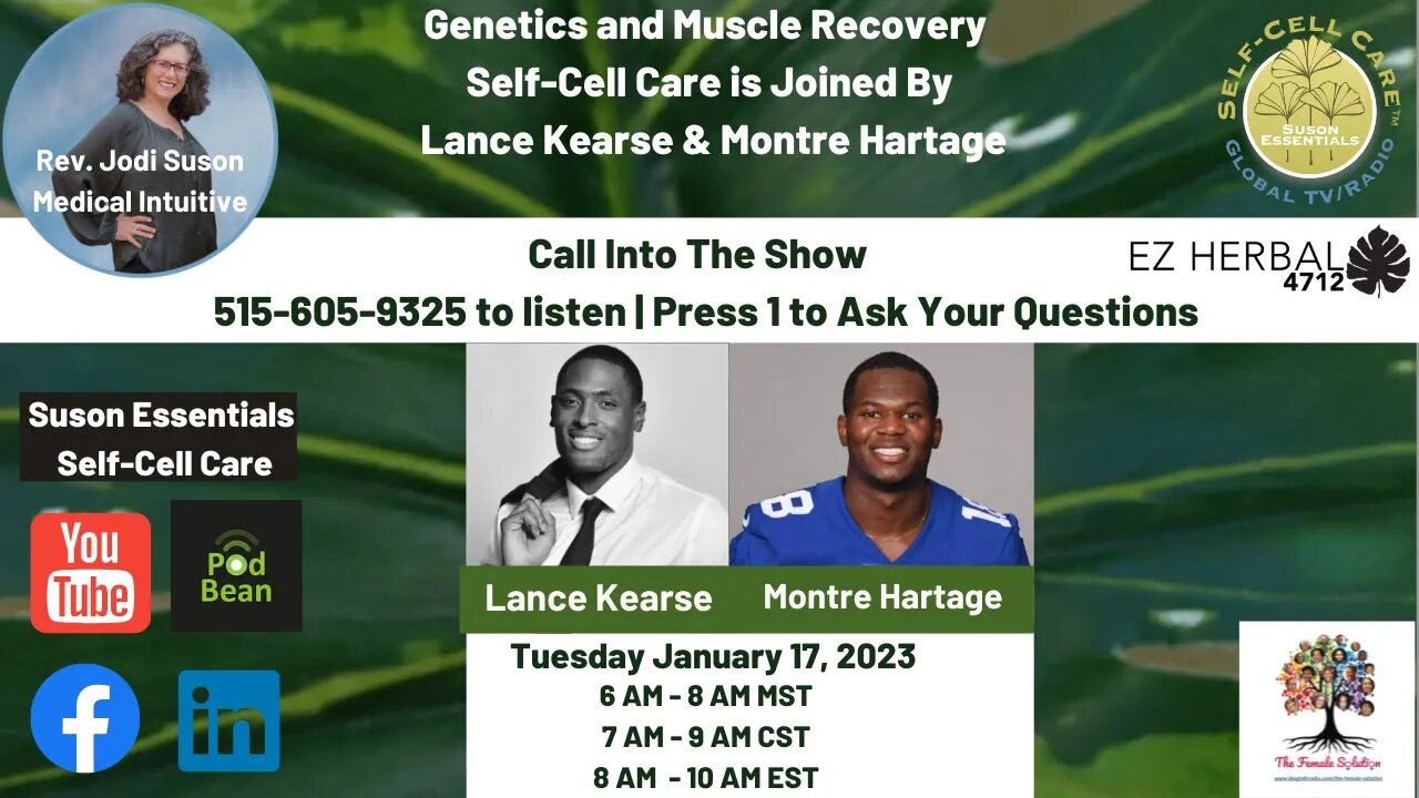 Genetics & Muscle Recovery | Self-Cell Care, Lance Kearse & Montre Hartage