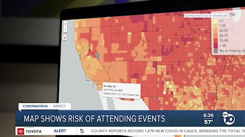 Researchers create COVID-19 risk assessment map