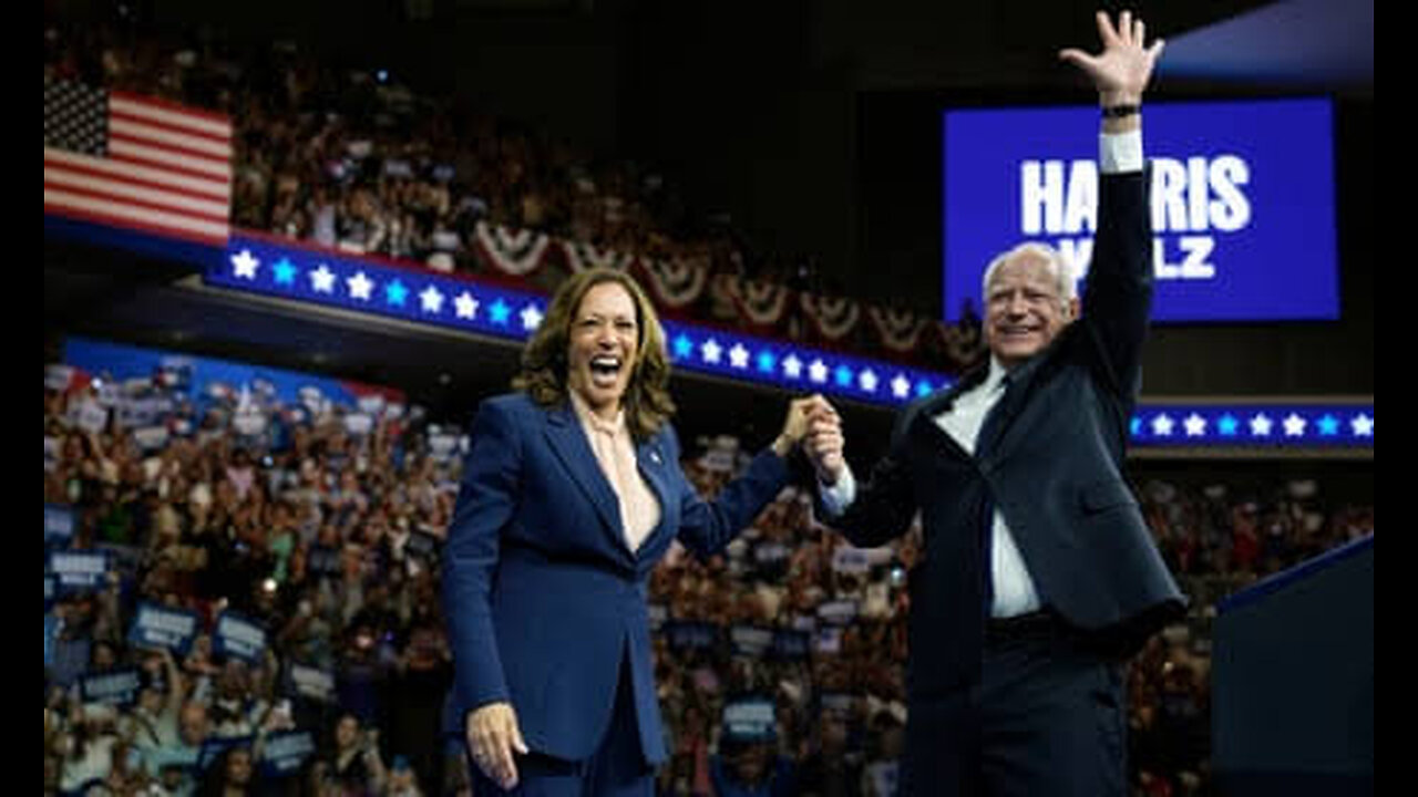 Harris’ running mate Tim Walz talks of ‘bringing the joy’ in his national introduction at DNC