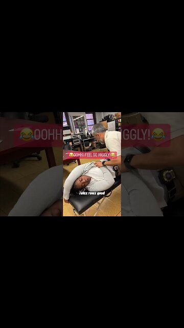 HILARIOUS REACTION TO ADJUSTMENT! 😂😂