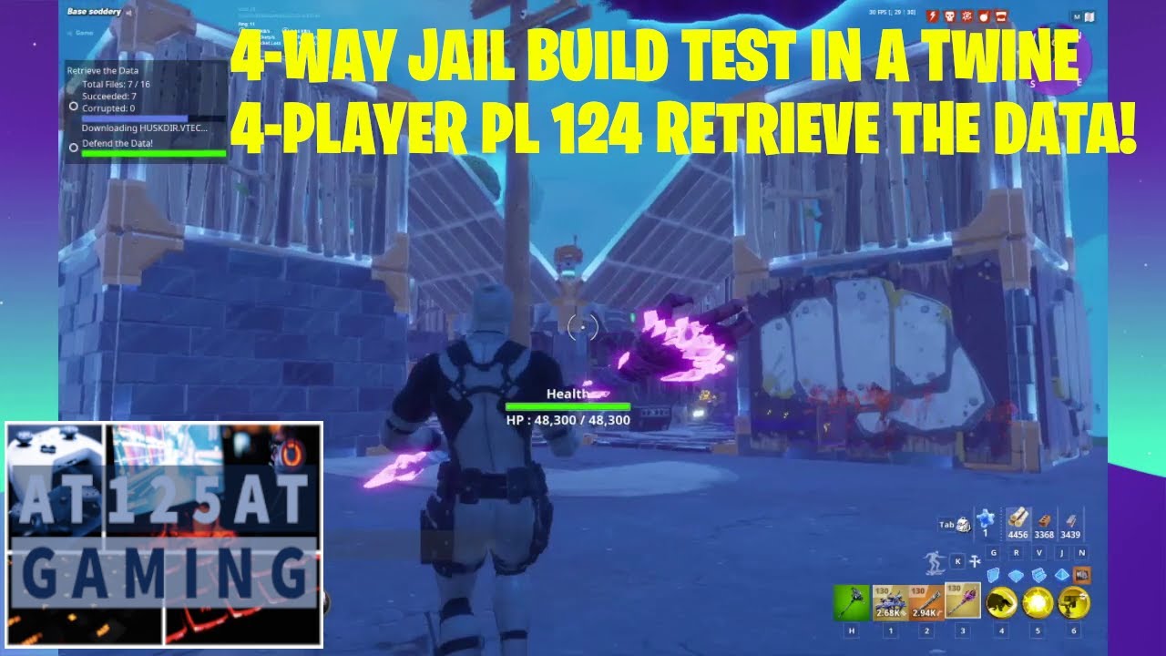 Fortnite STW | 4 way jail build | PL 124 4-player