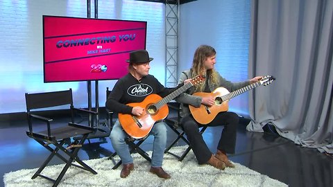 Eugene Moles and Craig Smith jamming in the 23ABC Studios ahead of the CD release party