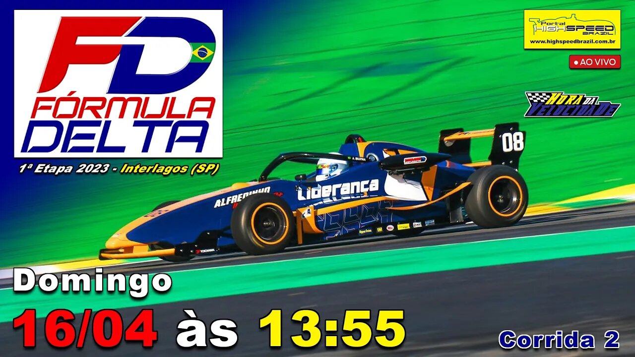 FÓRMULA DELTA | Corrida 2 | 1ª Etapa 2023 | Interlagos (SP) | Ao Vivo