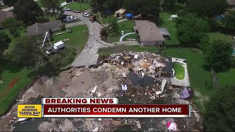 Seventh home condemned due to Florida sinkhole