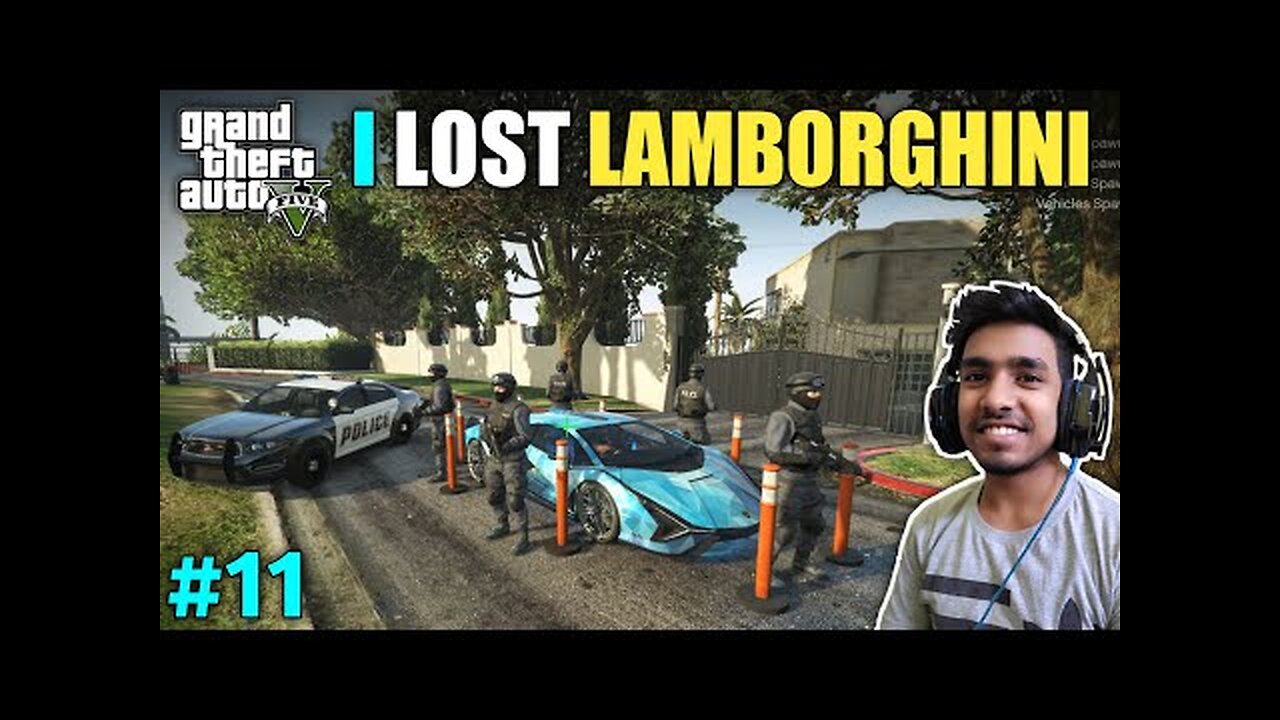 POLICE TAKE MY LAMBORGHINI | GTA V GAMEPLAY #11