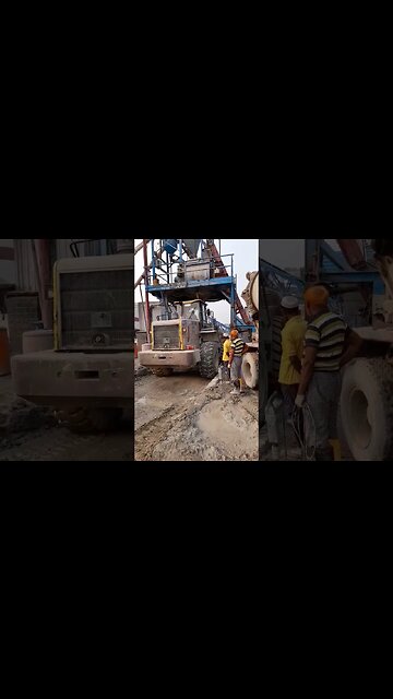 The Old Man Work Hard, Operate Bosch Hammer Drill #amazing #machinery #shorts