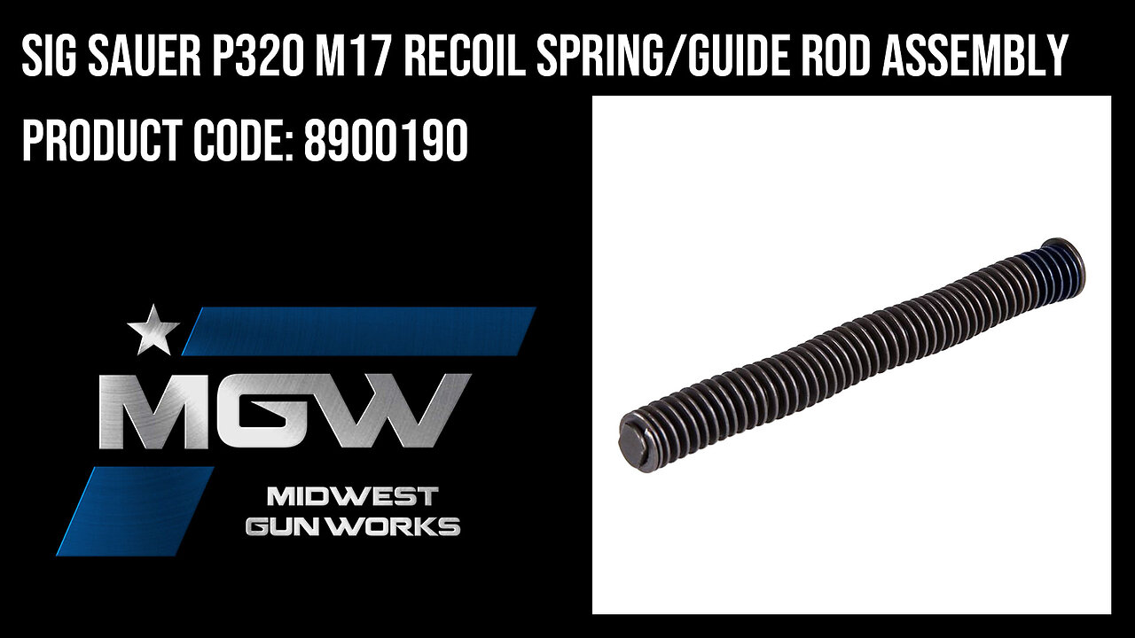 Sig Sauer P320 M17 Recoil Spring/Guide Rod Assembly - 8900190